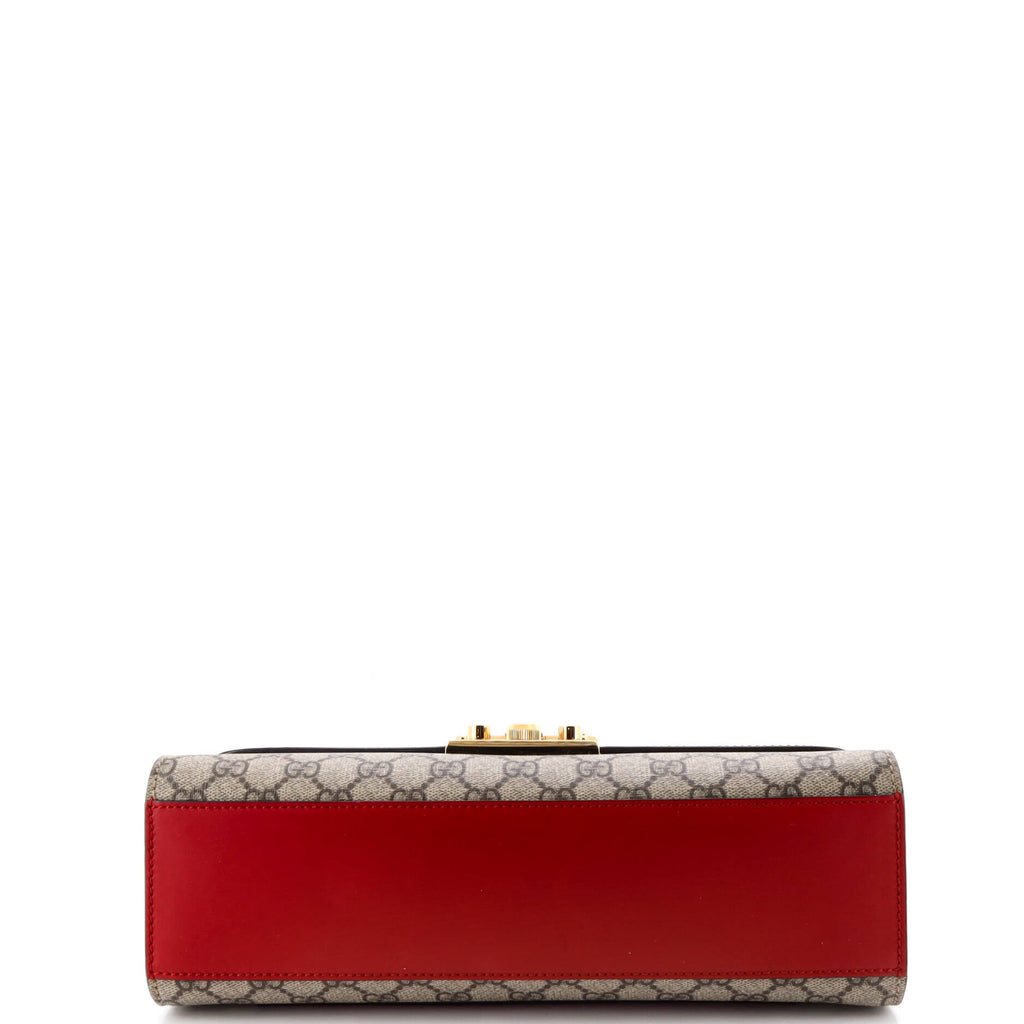 Padlock Shoulder Bag GG Coated Canvas and Leather Medium