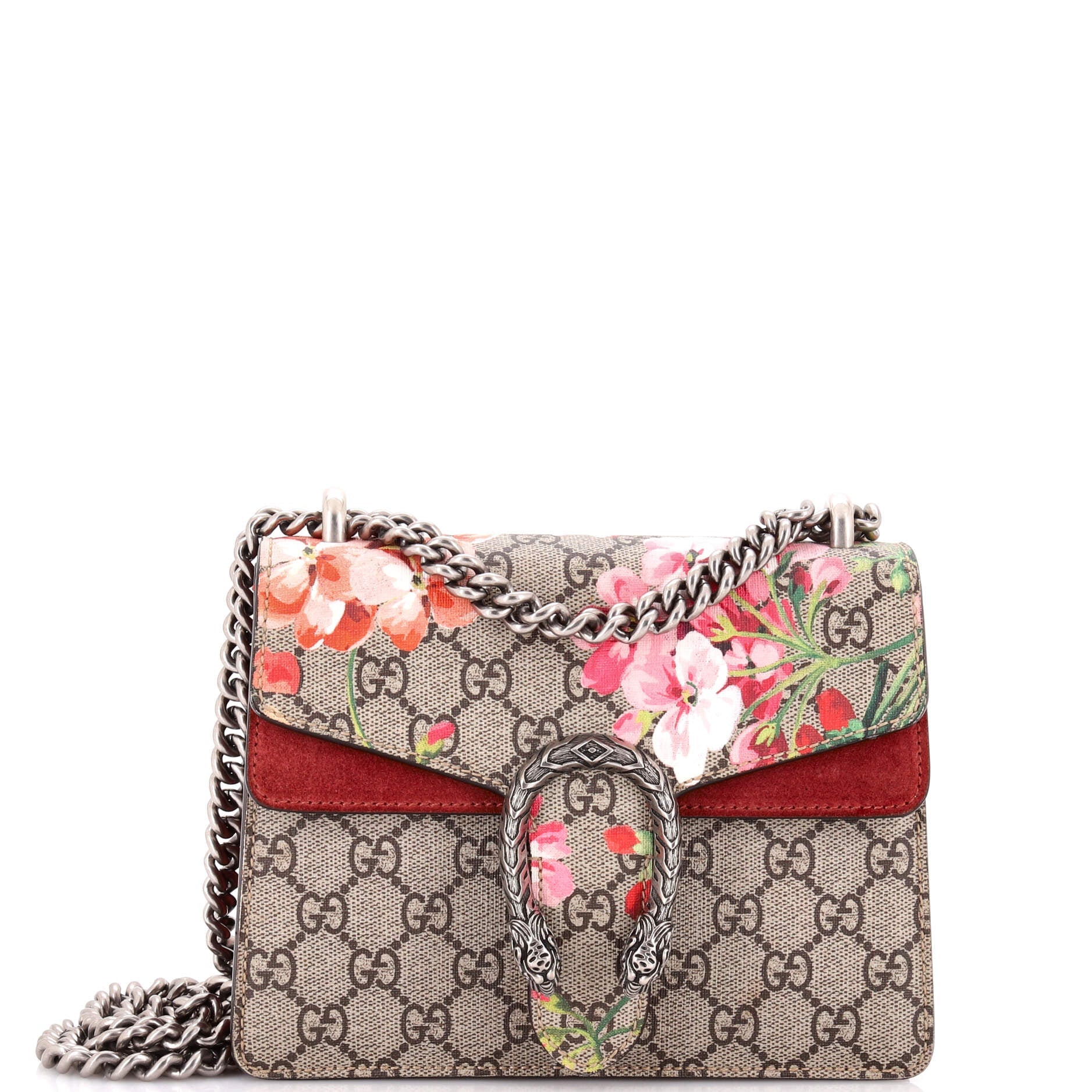Dionysus Bag Blooms Print GG Coated Canvas Mini