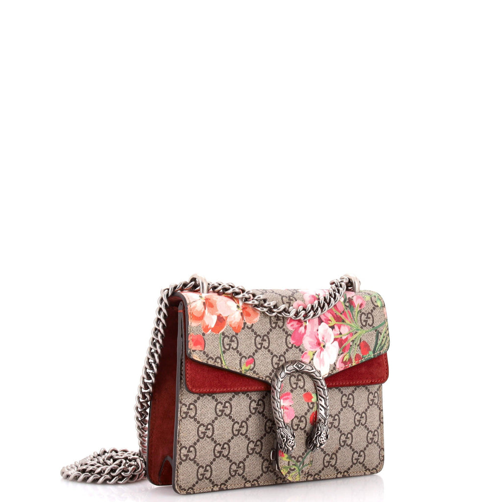 Dionysus Bag Blooms Print GG Coated Canvas Mini