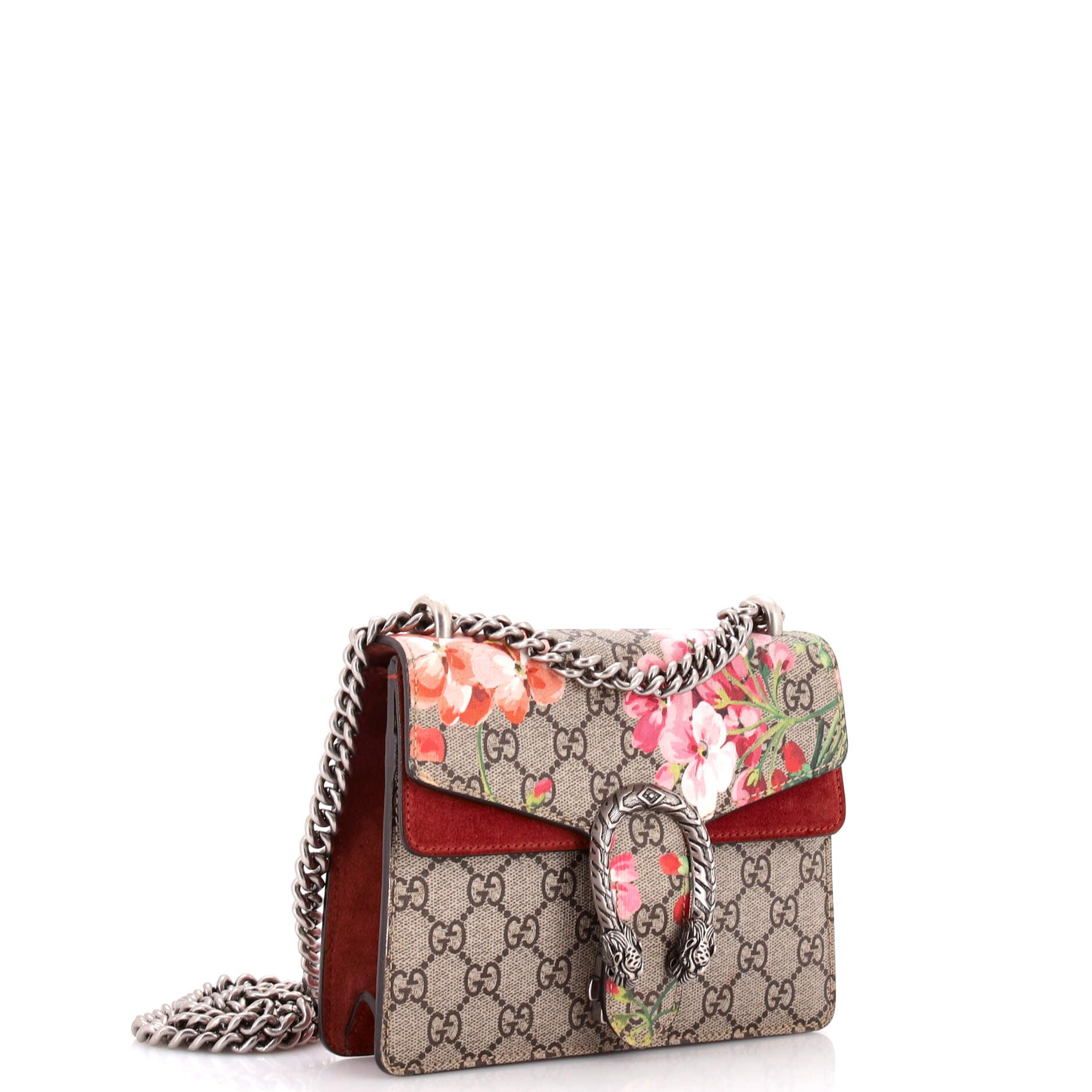 Dionysus Bag Blooms Print GG Coated Canvas Mini
