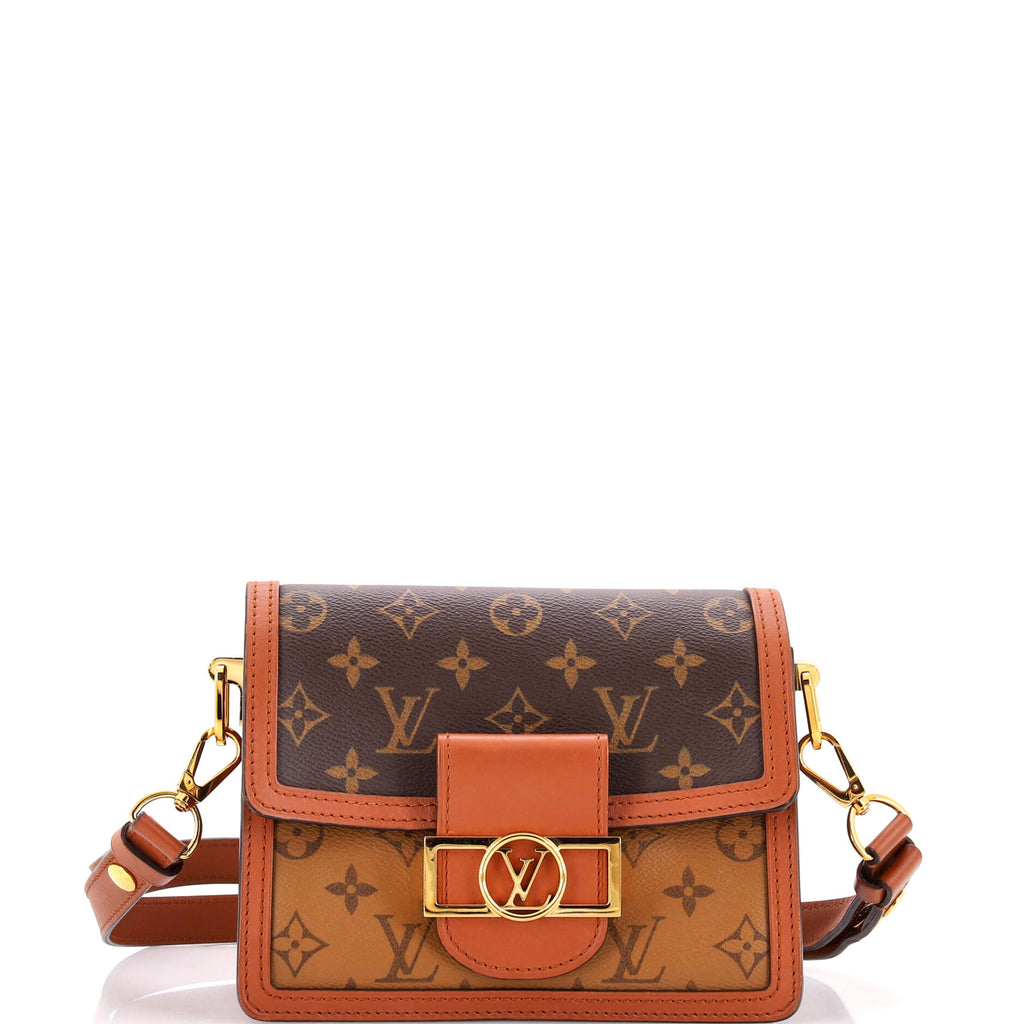 Dauphine Shoulder Bag Reverse Monogram Canvas Mini