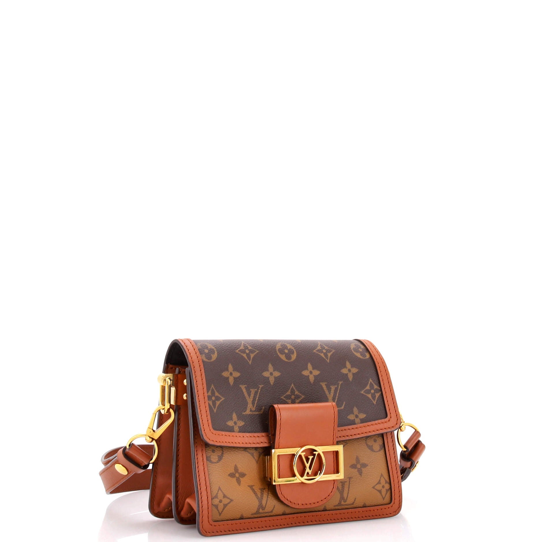 Dauphine Shoulder Bag Reverse Monogram Canvas Mini