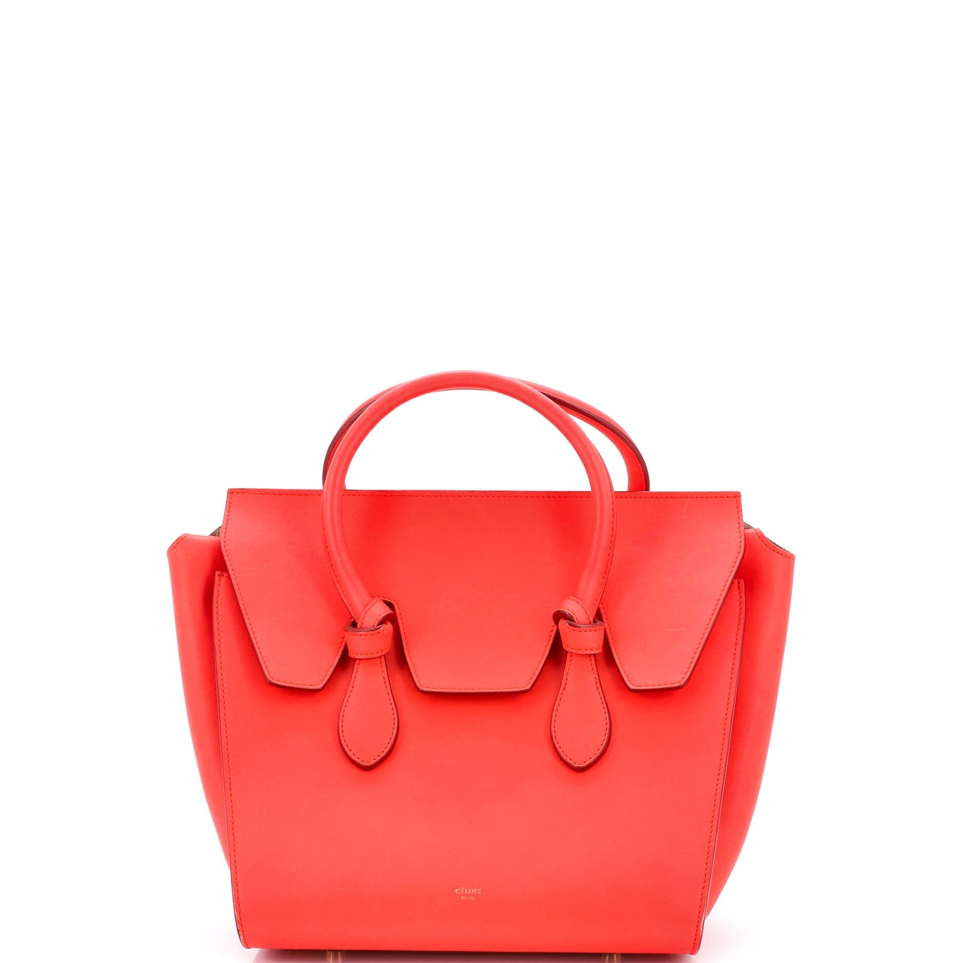 Tie Knot Tote Smooth Leather Mini