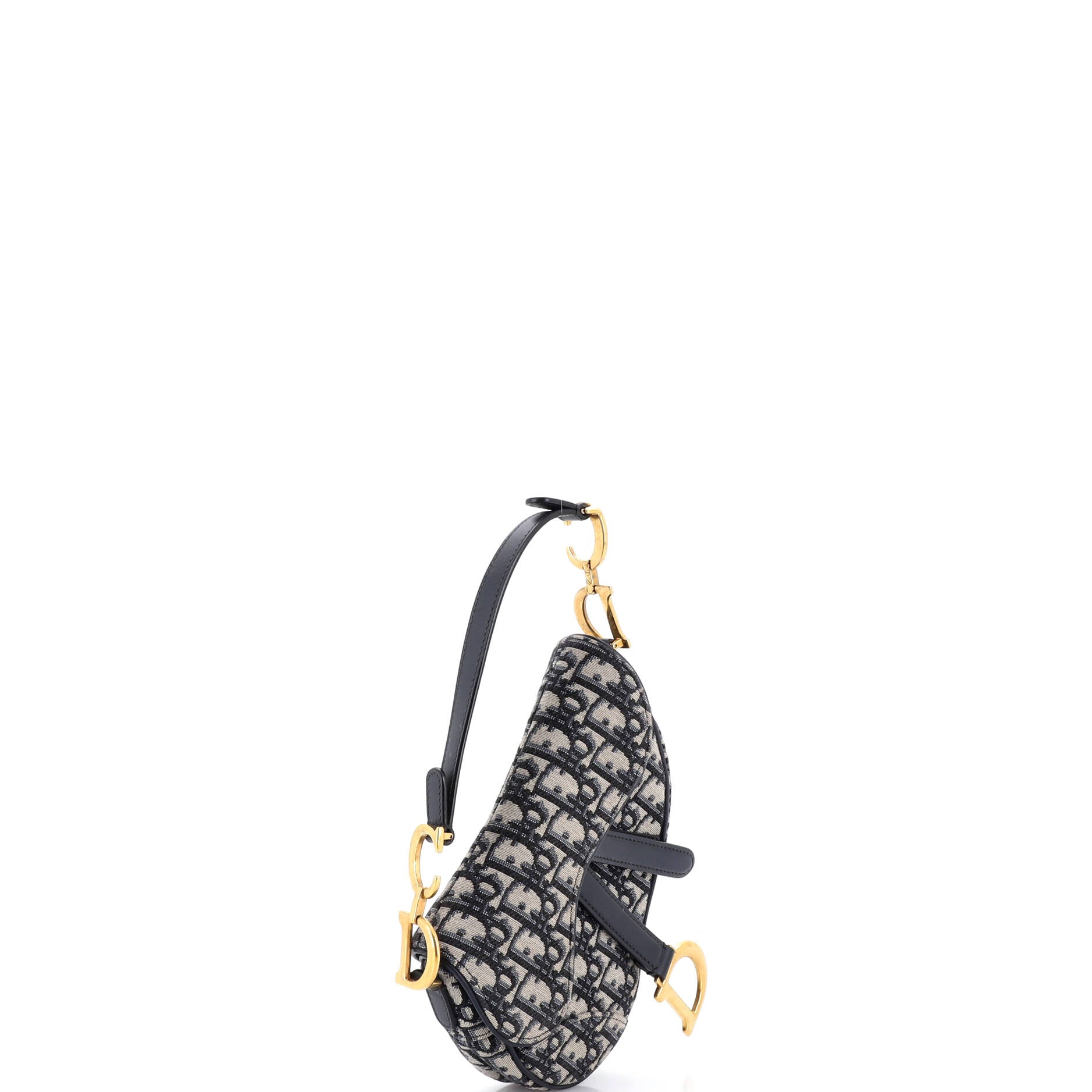 Saddle Handbag Oblique Canvas Mini
