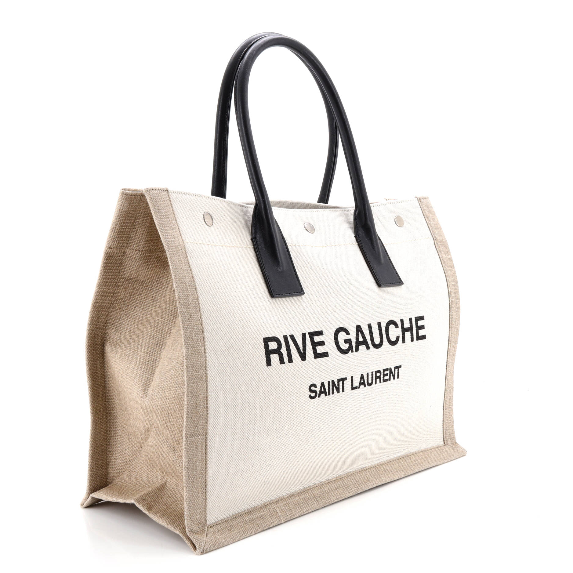 Rive Gauche Shopper Tote Canvas Small