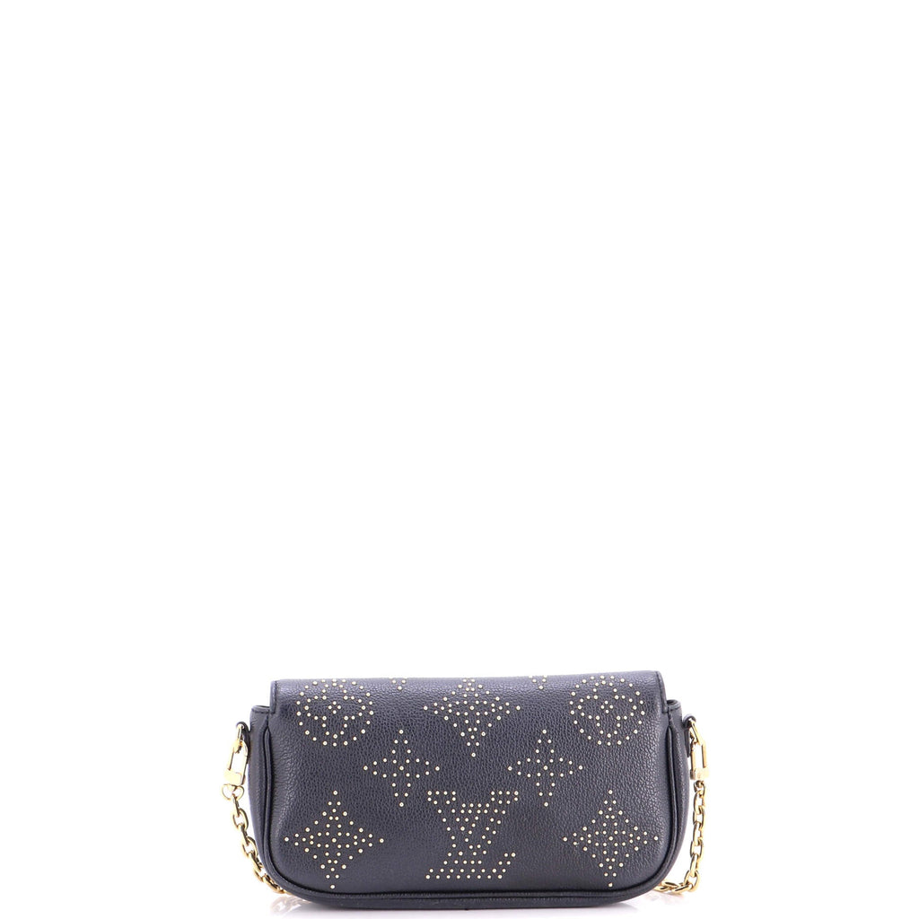 Ivy Wallet on Chain Studded Leather