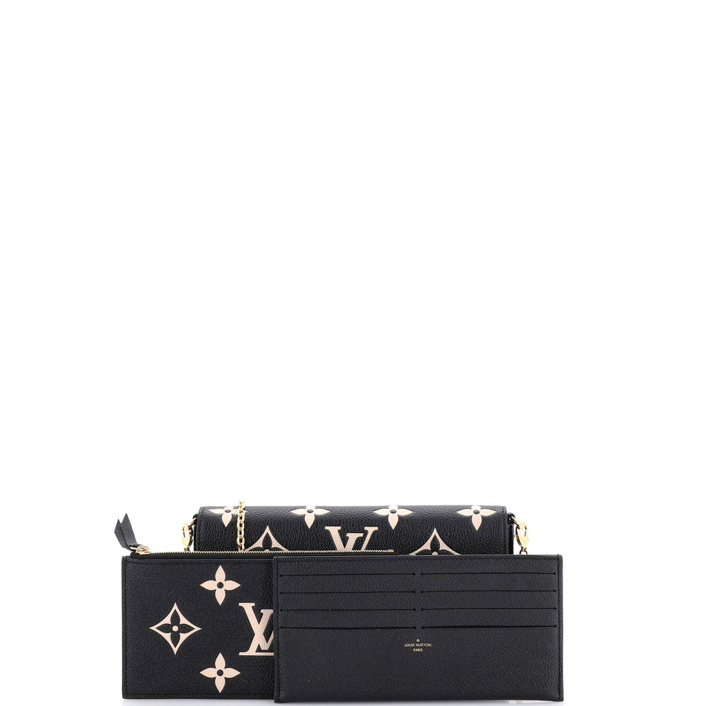Felicie Pochette Bicolor Monogram Empreinte Giant