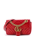 GG Marmont Flap Bag Matelasse Leather Mini