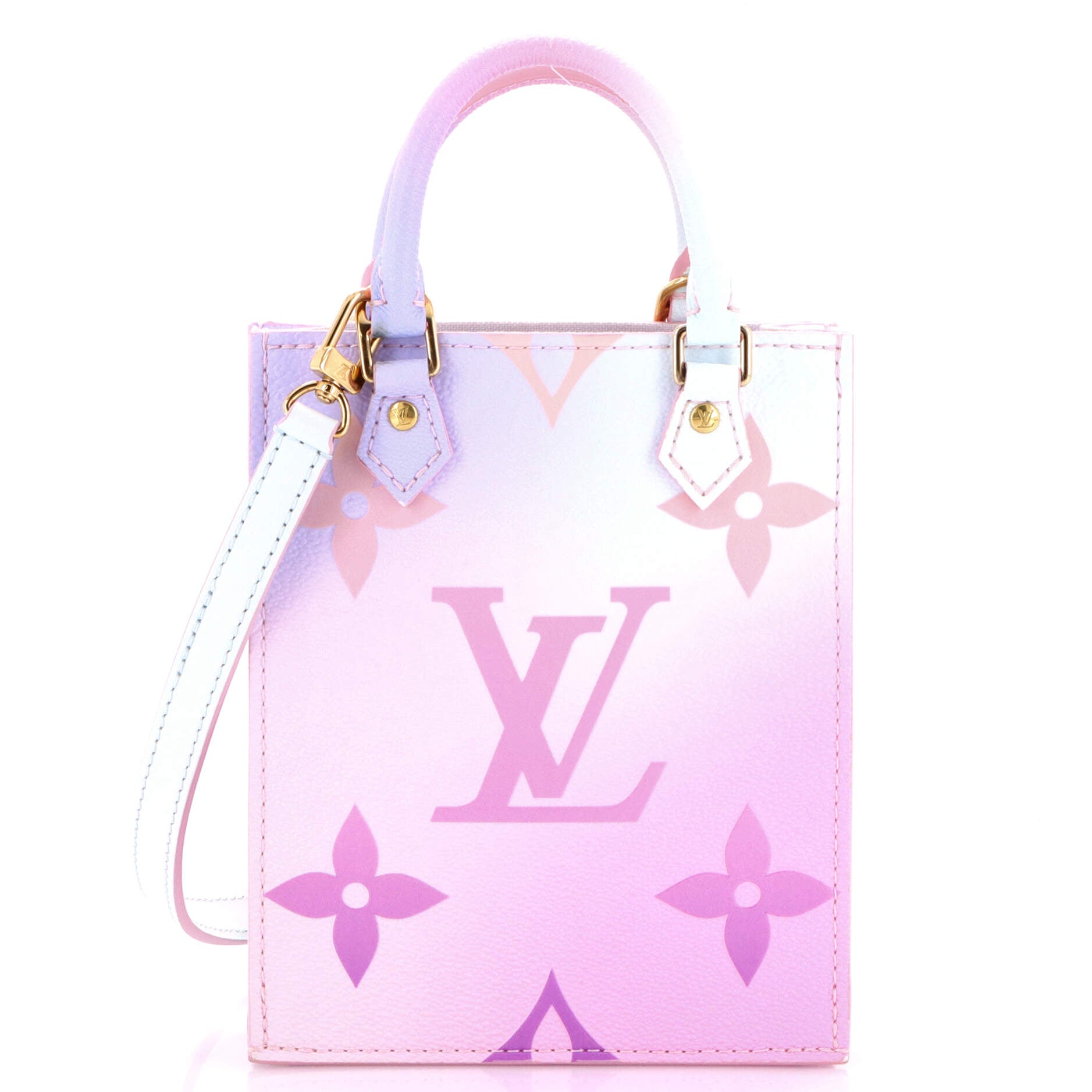 Petit Sac Plat Bag Spring in the City Monogram Giant Canvas