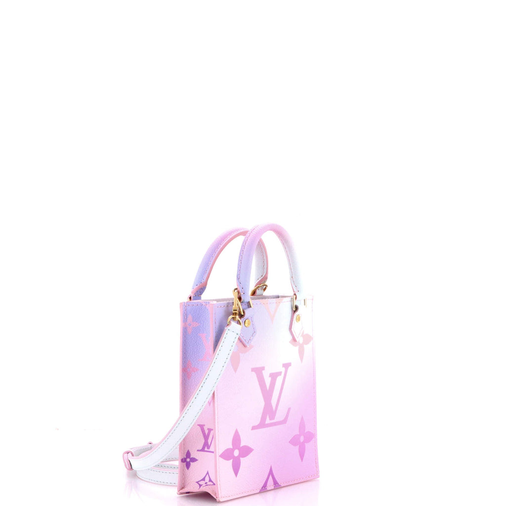 Petit Sac Plat Bag Spring in the City Monogram Giant Canvas