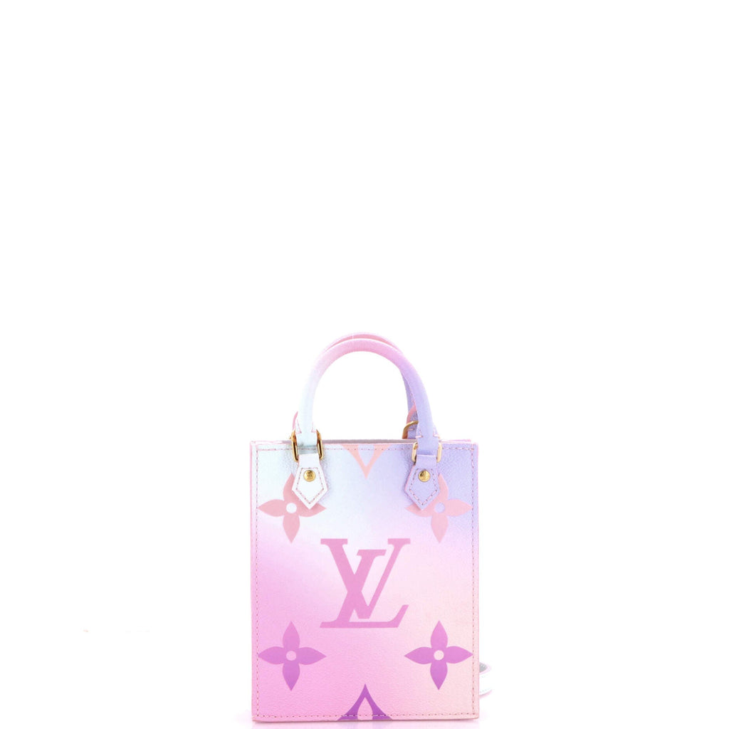 Petit Sac Plat Bag Spring in the City Monogram Giant Canvas