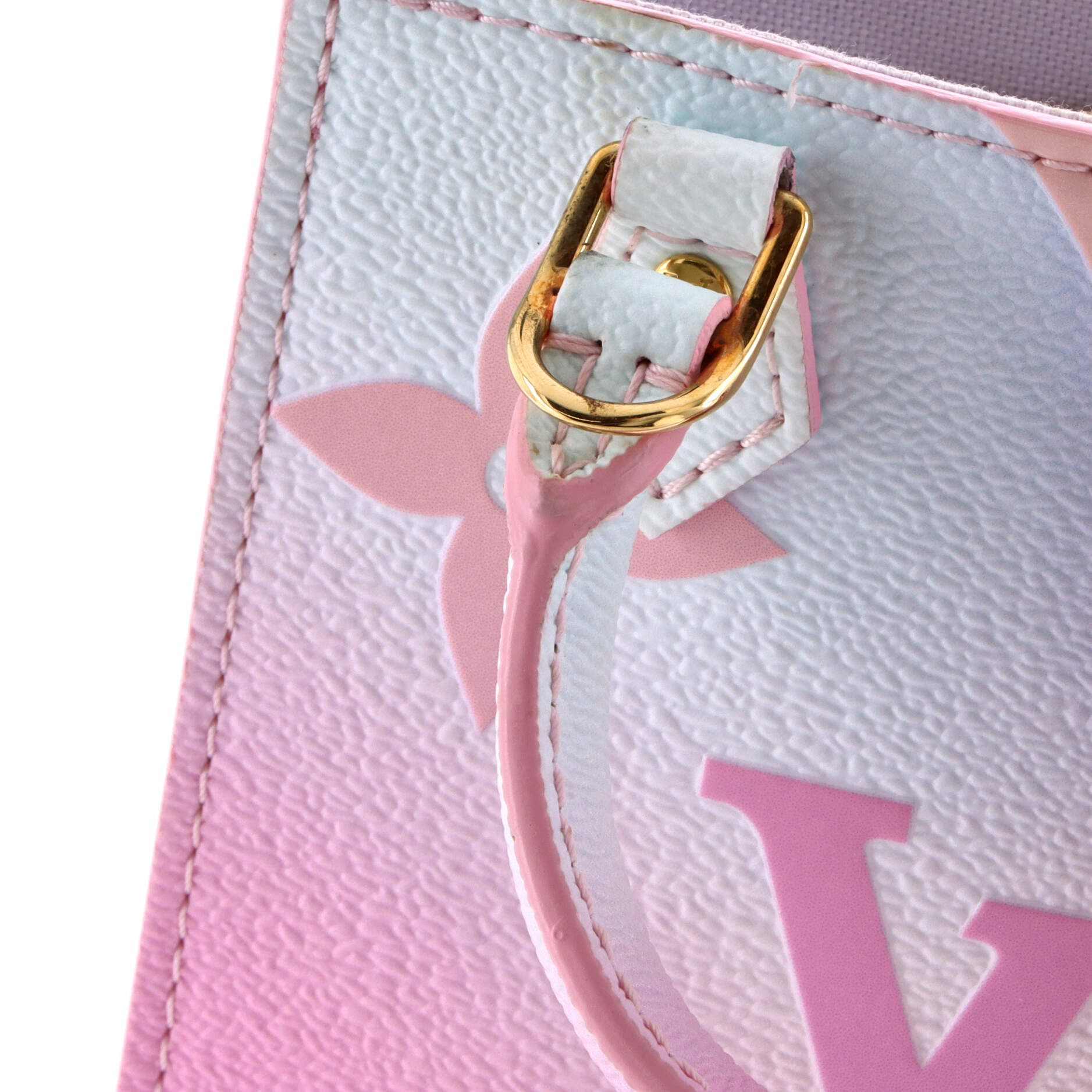 Petit Sac Plat Bag Spring in the City Monogram Giant Canvas
