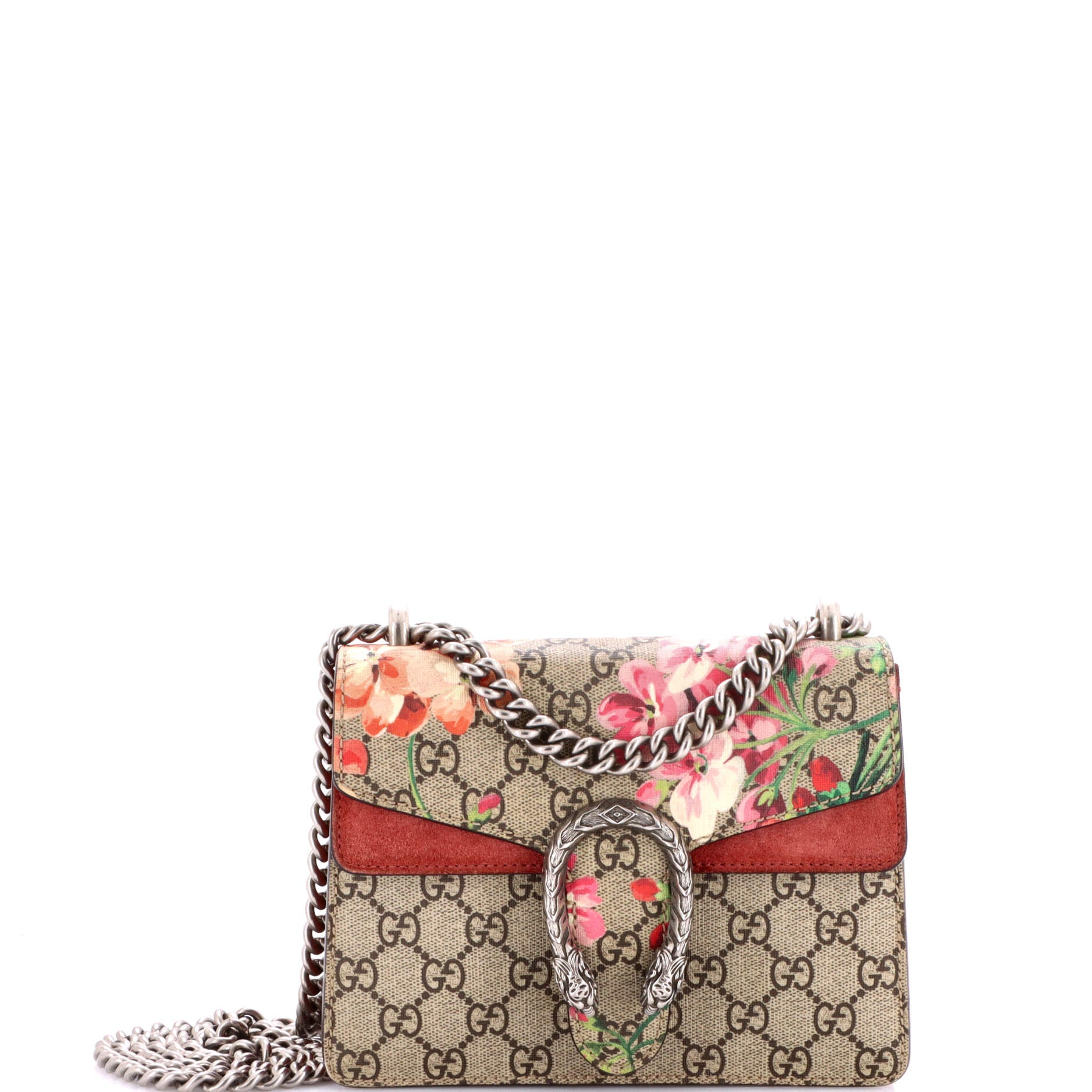 Dionysus Bag Blooms Print GG Coated Canvas Mini
