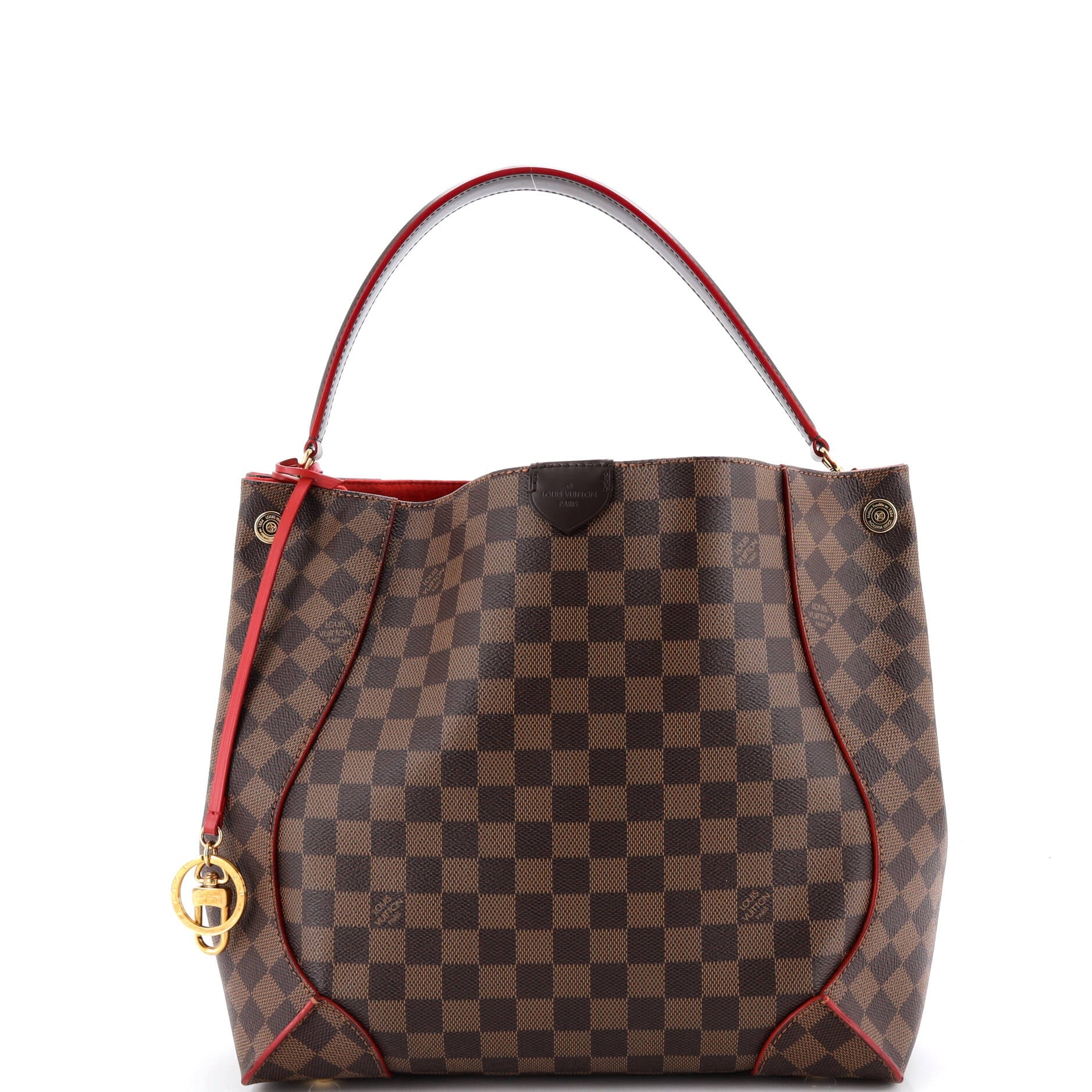 Caissa Hobo Damier with Leather