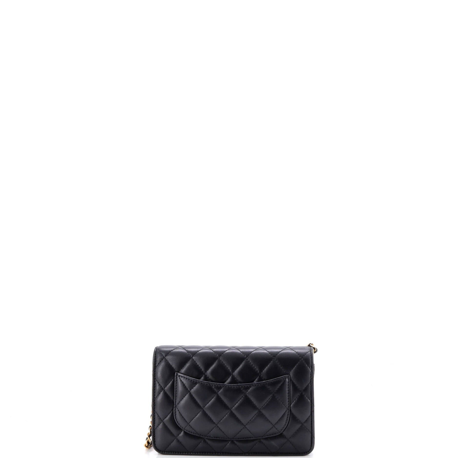 Wallet on Chain Quilted Lambskin
