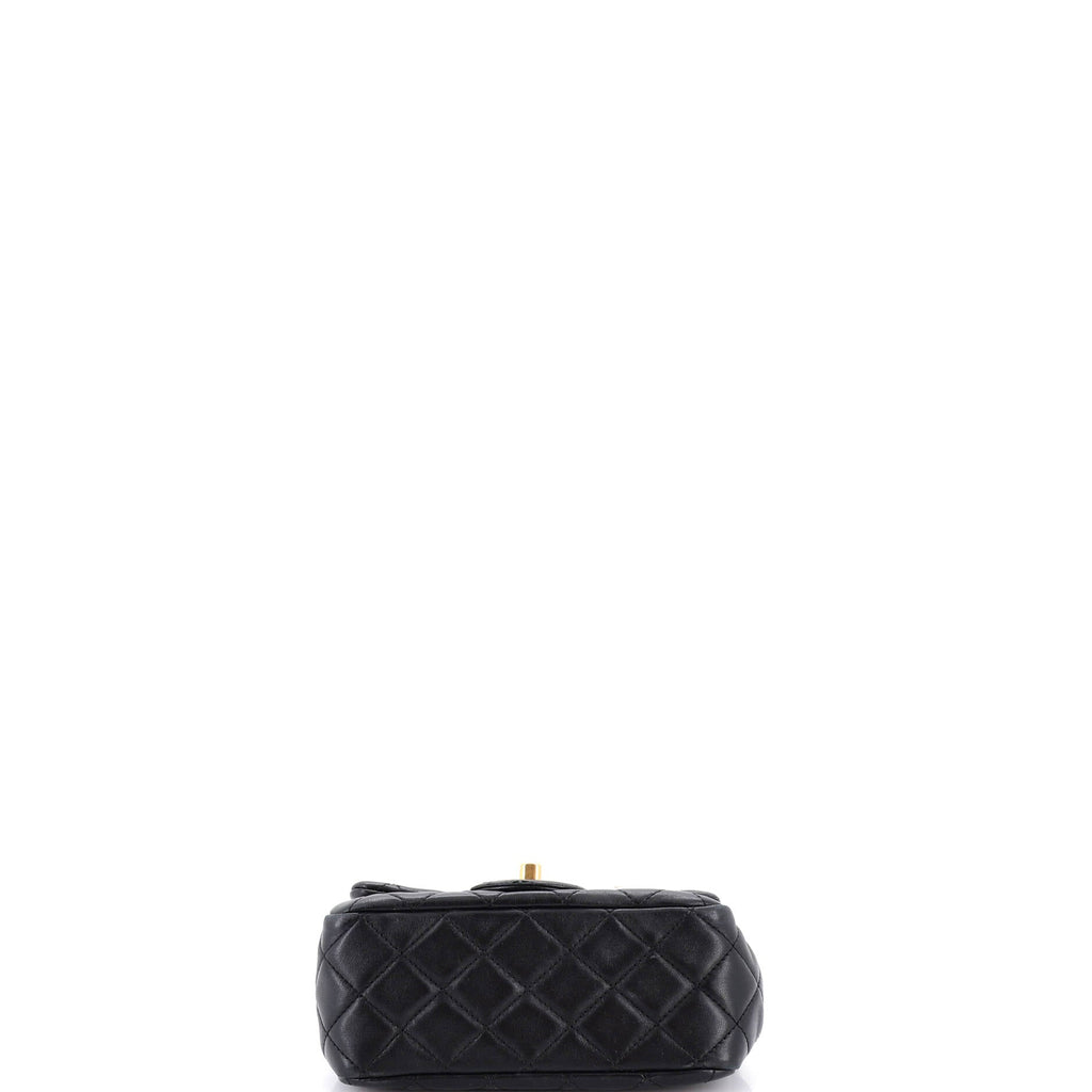 Pearl Crush Square Flap Bag Quilted Lambskin Mini
