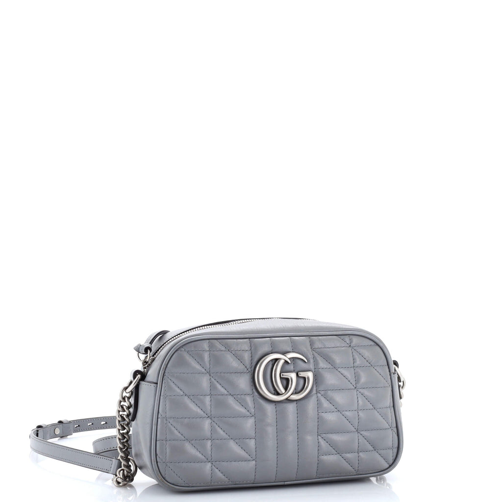 GG Marmont Shoulder Bag Mixed Matelasse Leather Small
