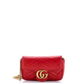 GG Marmont Flap Bag Matelasse Leather Super Mini