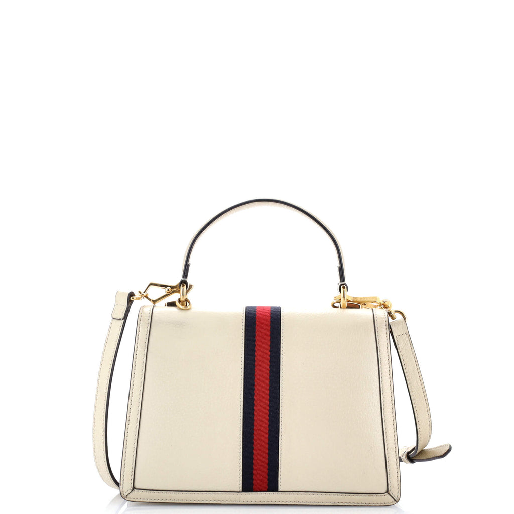 Ophidia Flap Top Handle Bag Leather Small