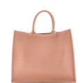 Book Tote Embossed Leather Large