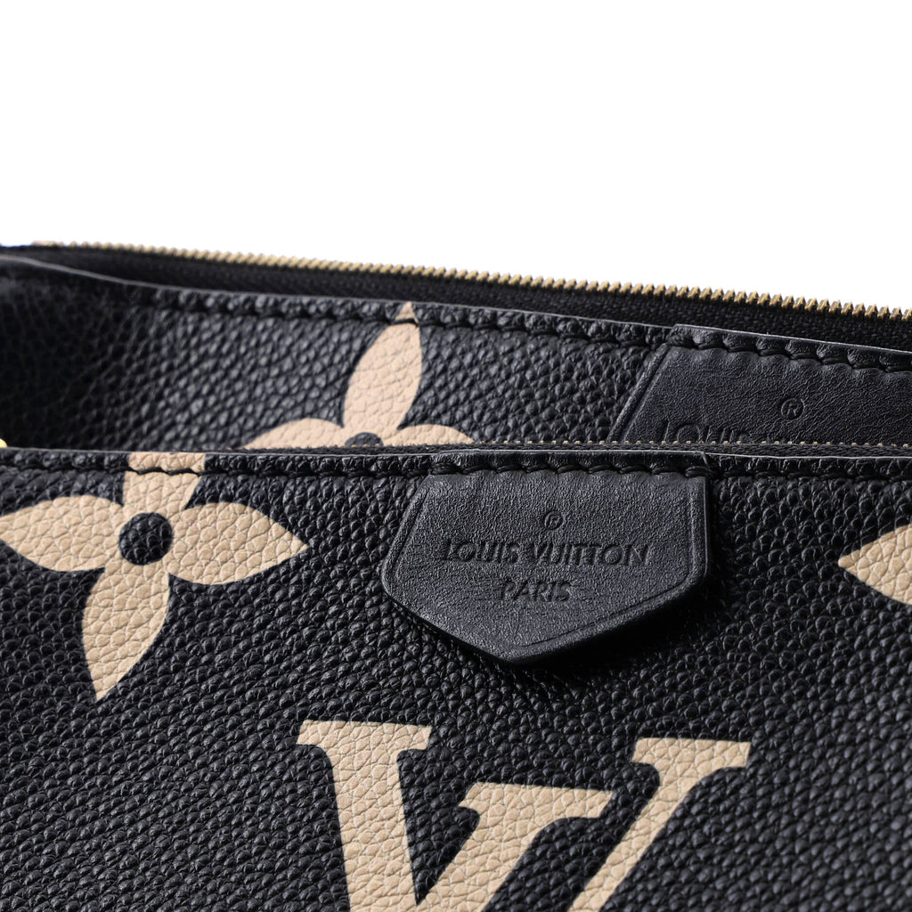 Multi Pochette Accessoires Bicolor Monogram Empreinte Giant