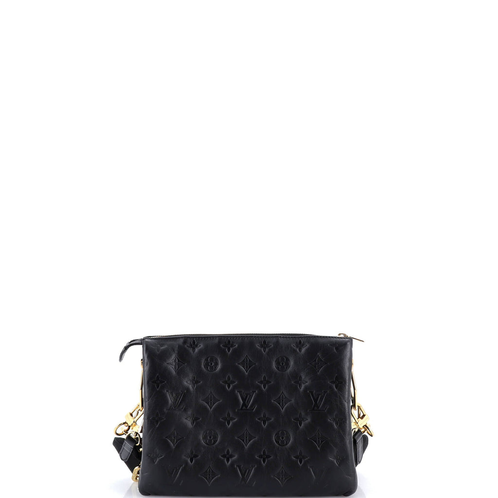 Coussin Bag Monogram Embossed Lambskin PM