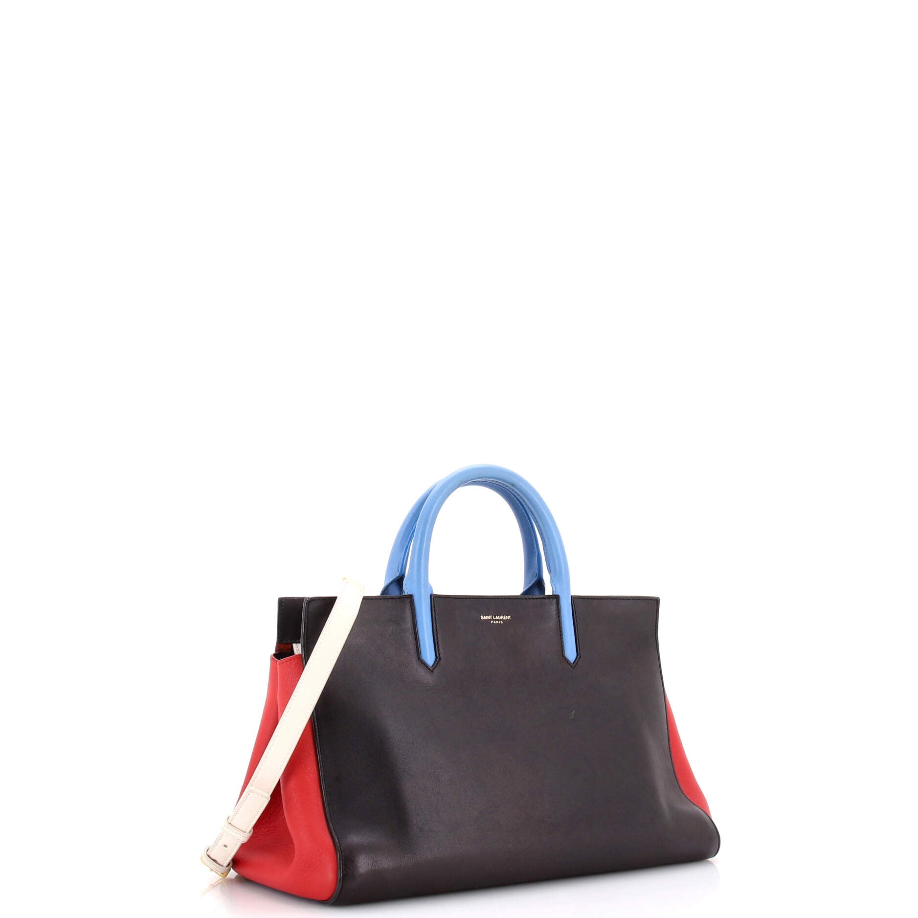 Multicolor Rive Gauche Cabas Leather Small