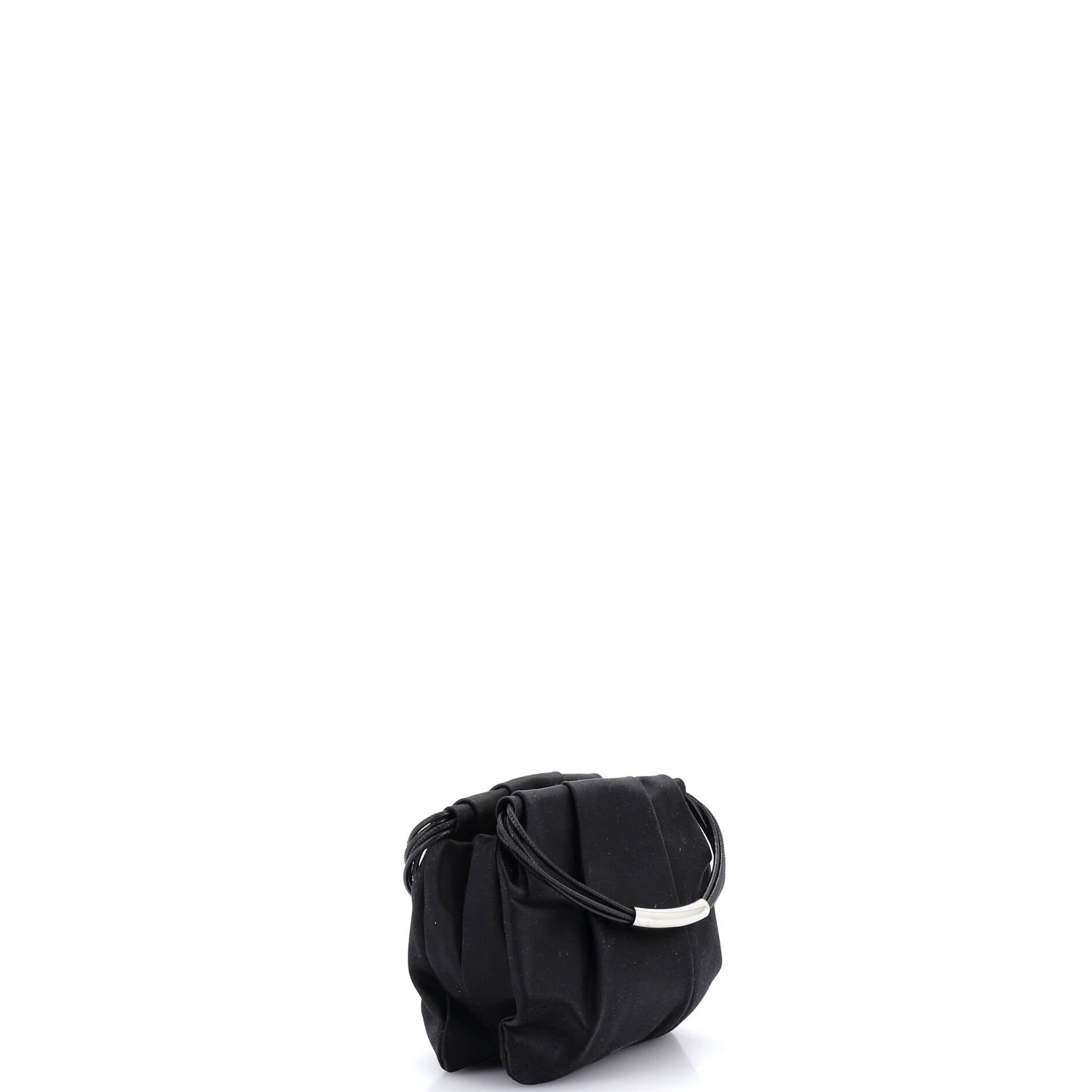 Pochon Top Handle Bag Satin Mini