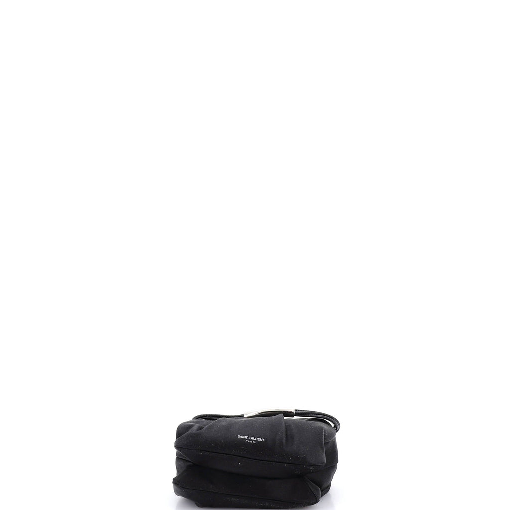 Pochon Top Handle Bag Satin Mini