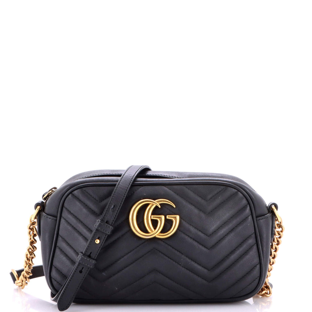 GG Marmont Shoulder Bag Matelasse Leather Small
