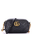 GG Marmont Shoulder Bag Matelasse Leather Small