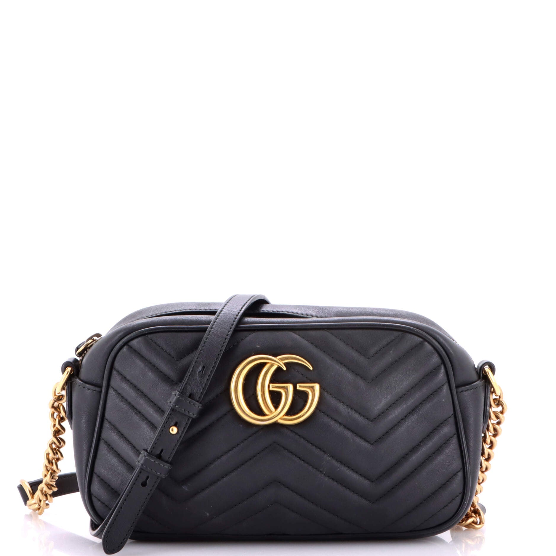GG Marmont Shoulder Bag Matelasse Leather Small
