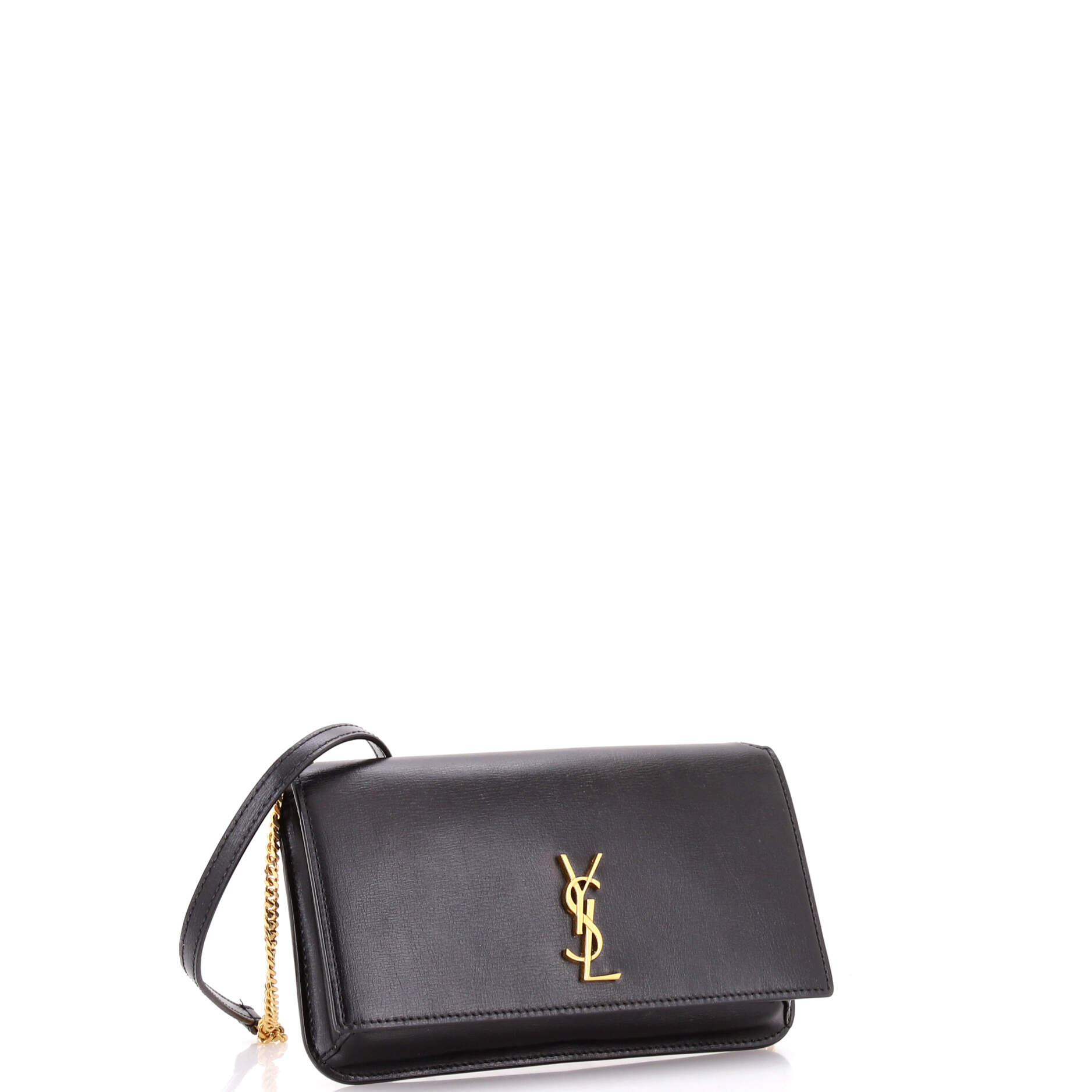 Classic Monogram Phone Holder Shoulder Bag Leather