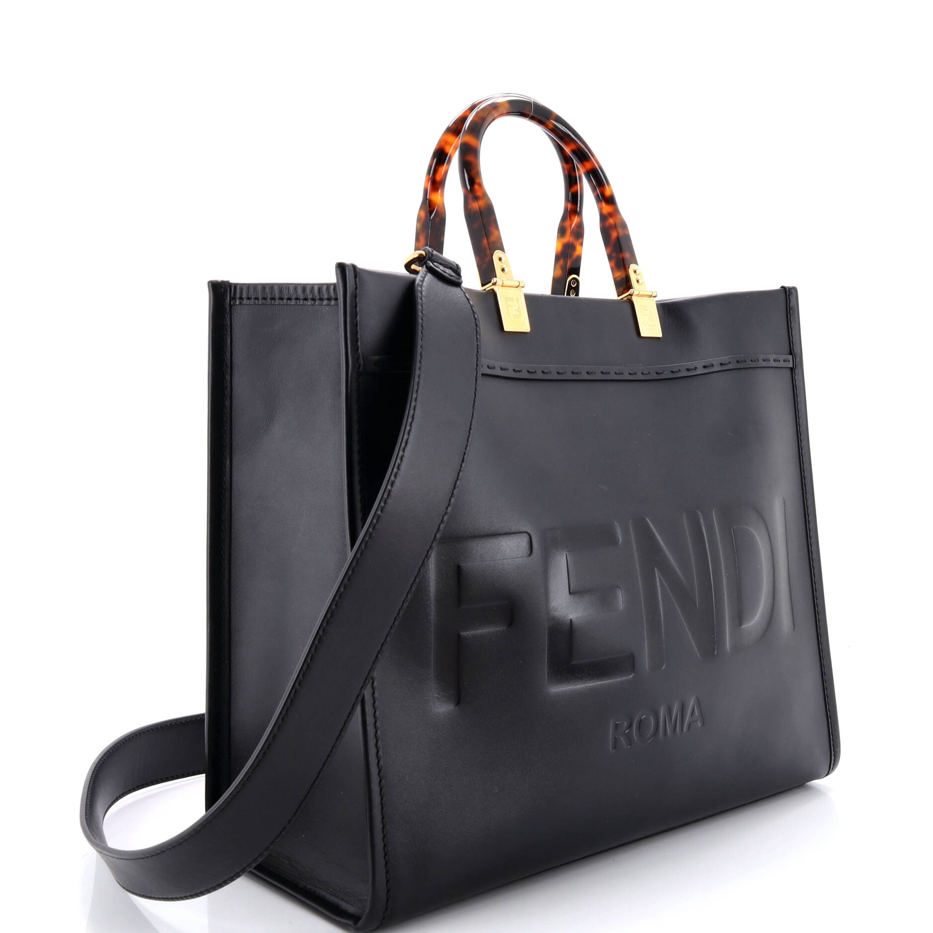 Sunshine Shopper Tote Leather Medium