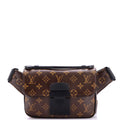 S Lock Sling Bag Macassar Monogram Canvas