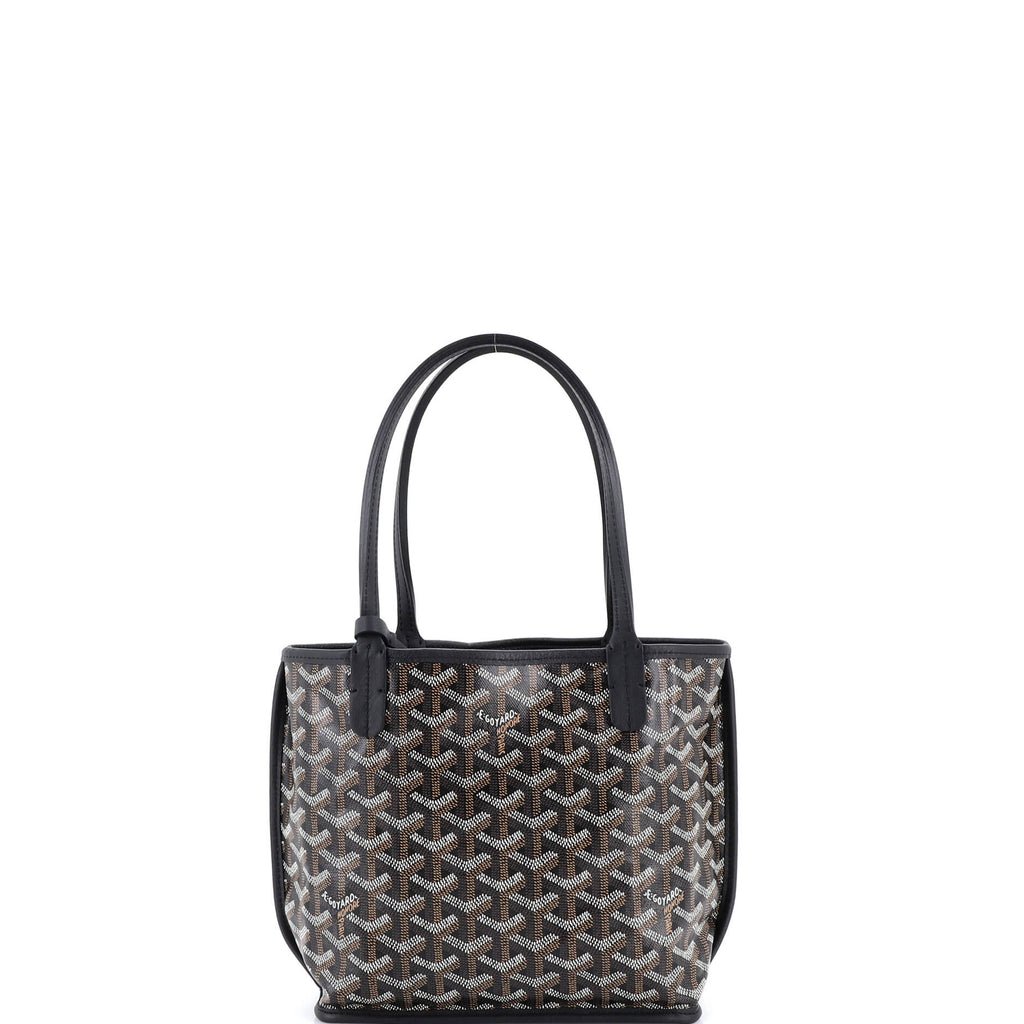 Anjou Reversible Tote Coated Canvas Mini