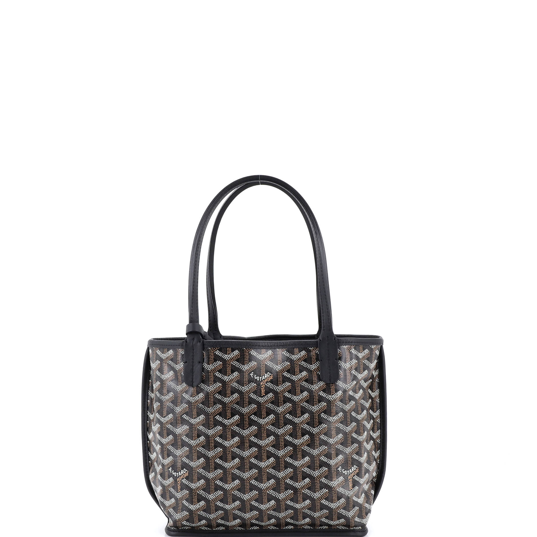 Anjou Reversible Tote Coated Canvas Mini