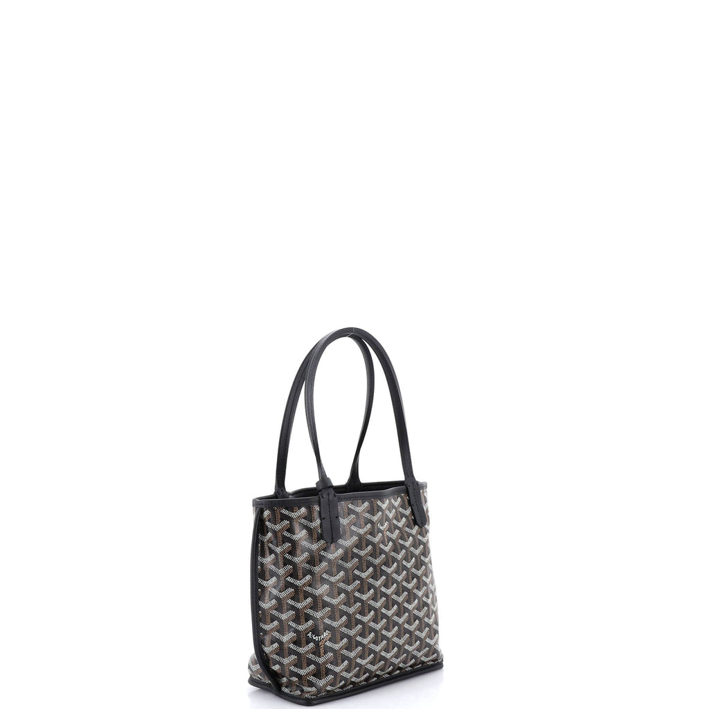 Anjou Reversible Tote Coated Canvas Mini