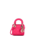Lady Dior Bag Cannage Quilt Lambskin Micro