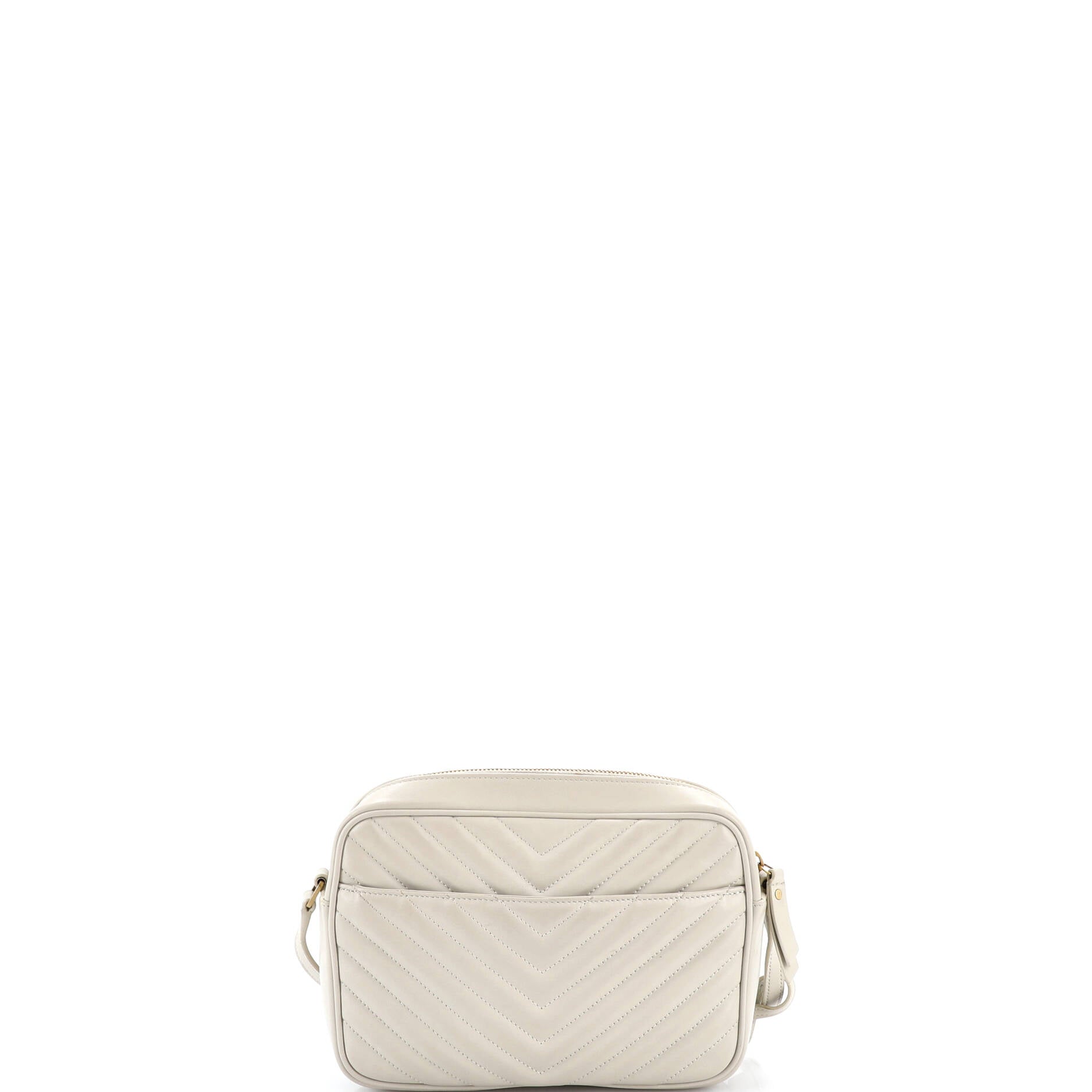 Lou Camera Bag Matelasse Chevron Leather Small