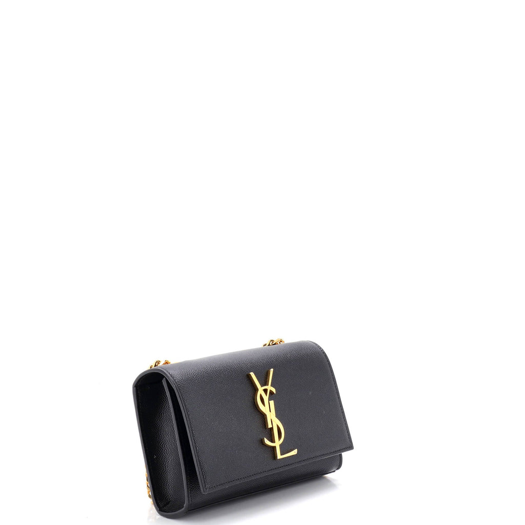 Classic Monogram Crossbody Bag Grainy Leather Small