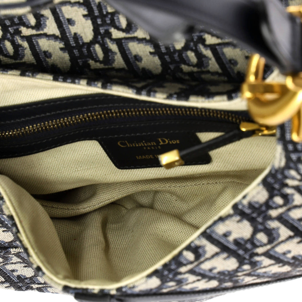 Saddle Handbag Oblique Canvas Medium
