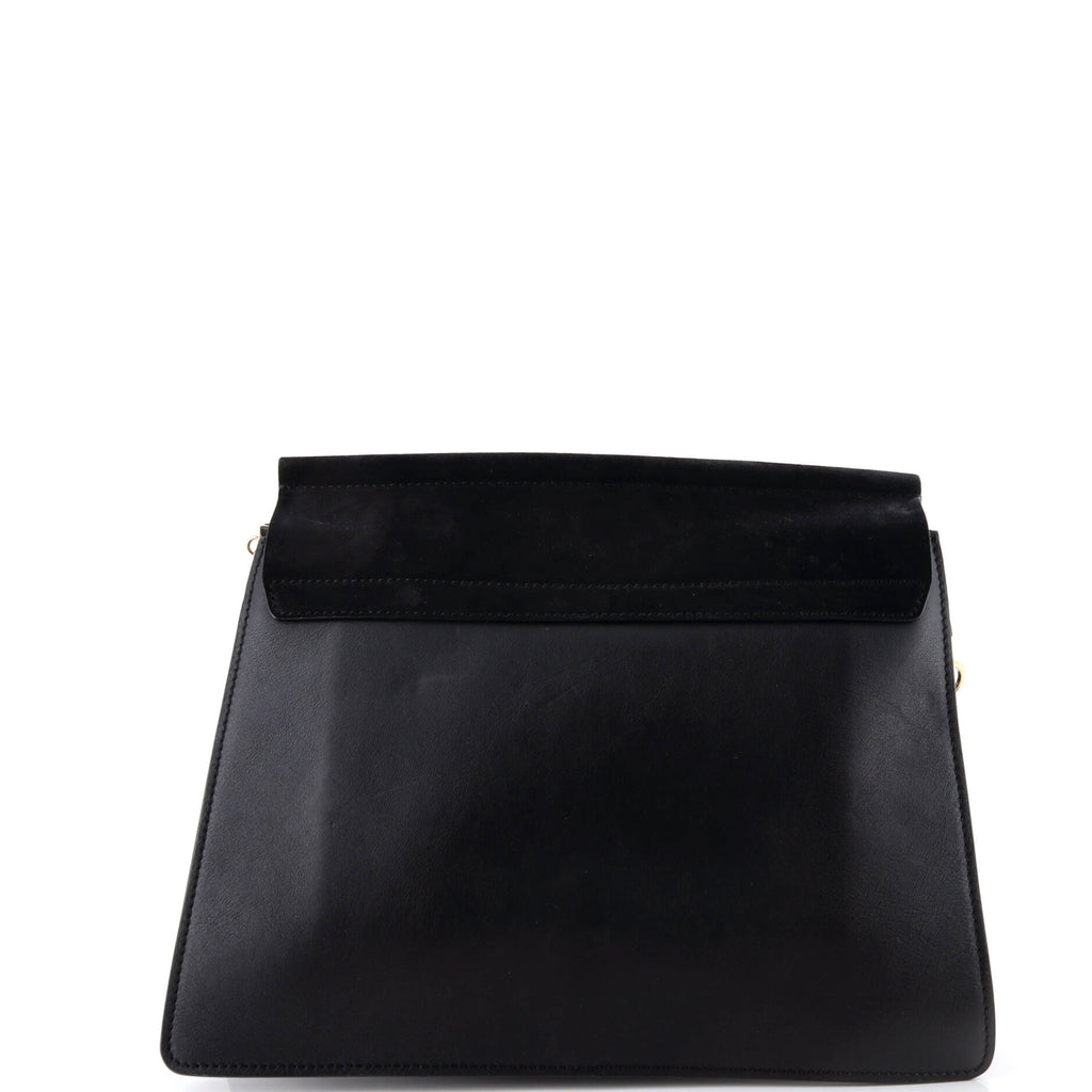 Faye Shoulder Bag Leather and Suede Medium