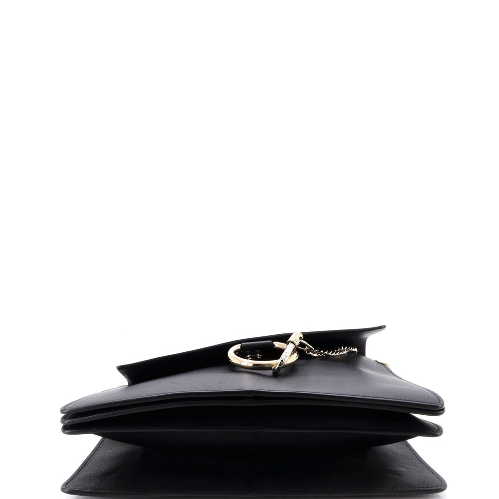 Faye Shoulder Bag Leather and Suede Medium