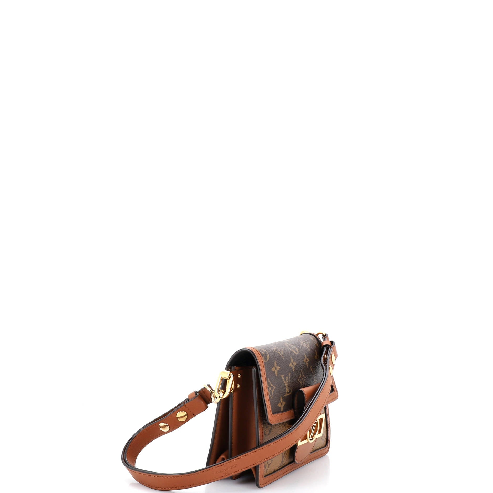 Dauphine Shoulder Bag Reverse Monogram Canvas Mini