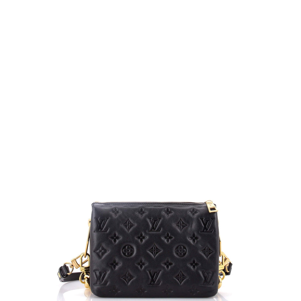 Coussin Bag Monogram Embossed Lambskin BB