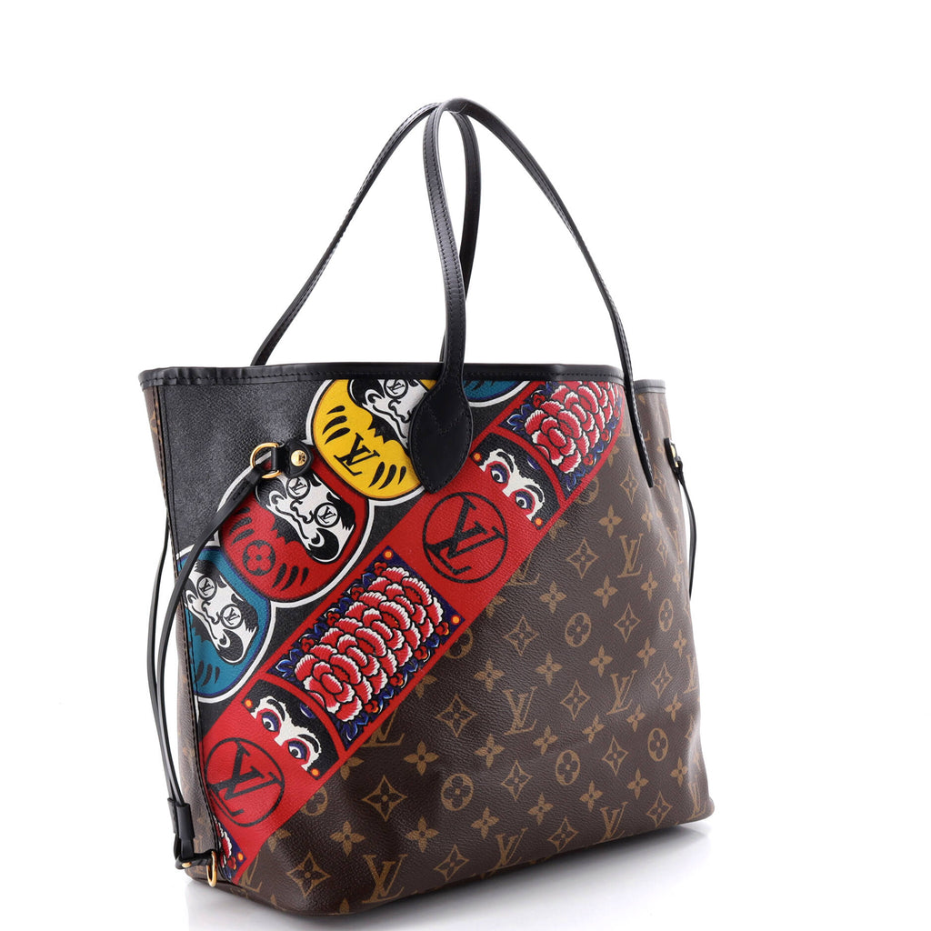 Neverfull NM Tote Limited Edition Kabuki Monogram Canvas MM