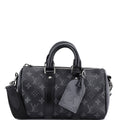 Keepall Bandouliere Bag Reverse Monogram Eclipse Canvas 25