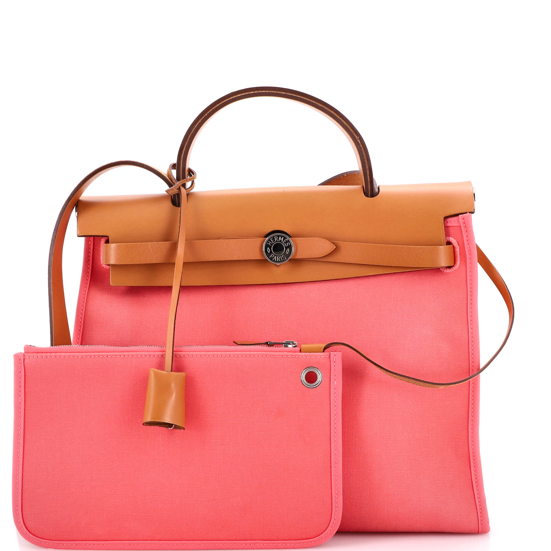 Herbag Zip Leather and Toile 31