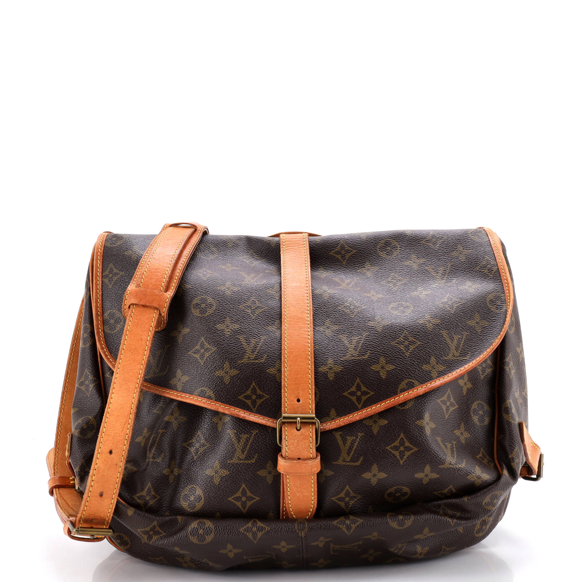 Saumur Handbag Monogram Canvas 35